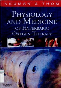 Image of Physiology And Medicine of Hyperbaric Oxygen Therapy
