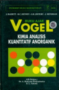 Image of buku ajar vogel kimia analis kuantitatif anorganik