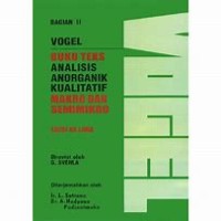 Image of Analisis Anorganik Kualitatif Makro dan Semimiko