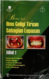 Image of Buku Ajar : Ilmu Geligi Tiruan Sebagian Lepas