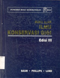 Image of Buku Ajar Ilmu Konservasi Gigi