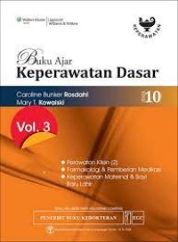 Image of Buku Ajar Keperawatan Dasar Vol. 3